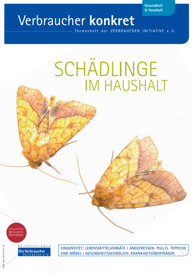 Schädlinge im Haushalt