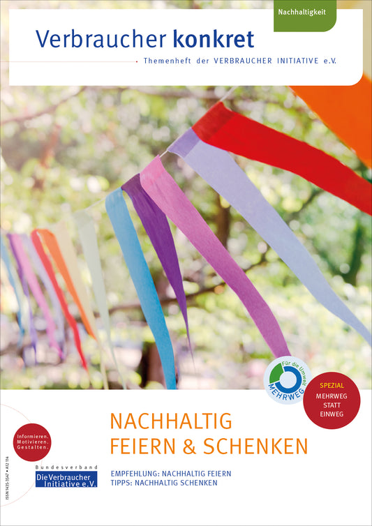 Nachhaltig feiern & schenken